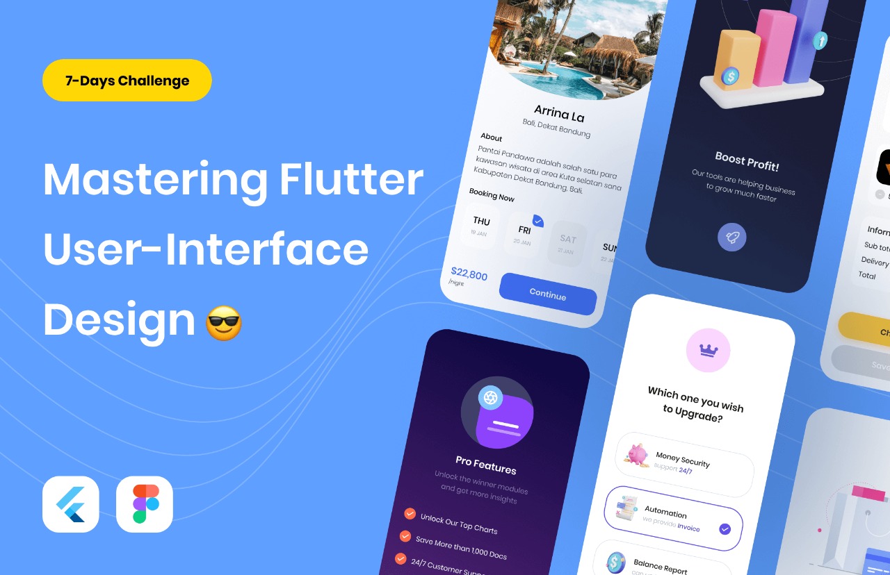 Flutter & Dart Crash Course: Modern UI Design